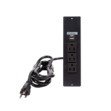 Power Strip with 3 Outlets and 2 USB Ports - 10' Cable included