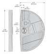  Under-desk Rotating Pencil Tray Organizer Details