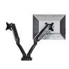 dual monitor arm mount, vesa compatible