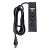 Power Strip with 3 Outlets and 2 USB Ports - 10' Cable included