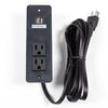 Power Strip with 2 Outlets and 2 USB Ports