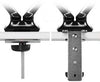 Single-Monitor Mount for 10"-30" Monitors, 360 Rotational, 2 USB Ports, Flexible, grommet hole, c-clamp