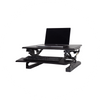 PLUS, sit stand height adjustable 35" wide ergo desk converter, black model